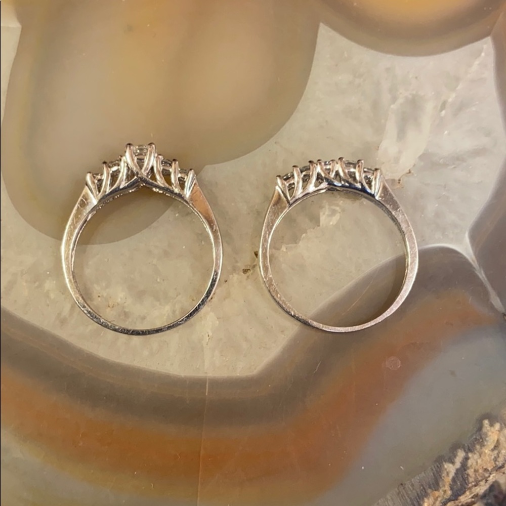 Do not share - relisted 14k WG 10 diamond Wedding ring set, NWOT - Picture 4 of 8